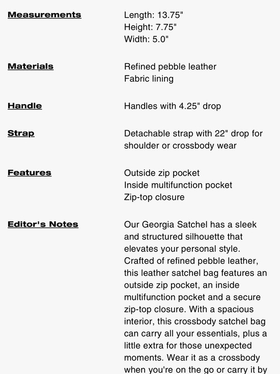 Coach Georgia Satchel - Picture 14 of 14